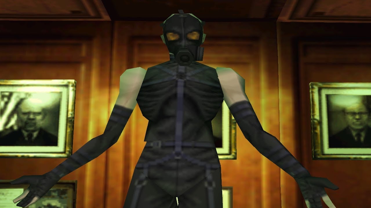 a screenshot of Psycho Mantis from metal gear solid (1998)